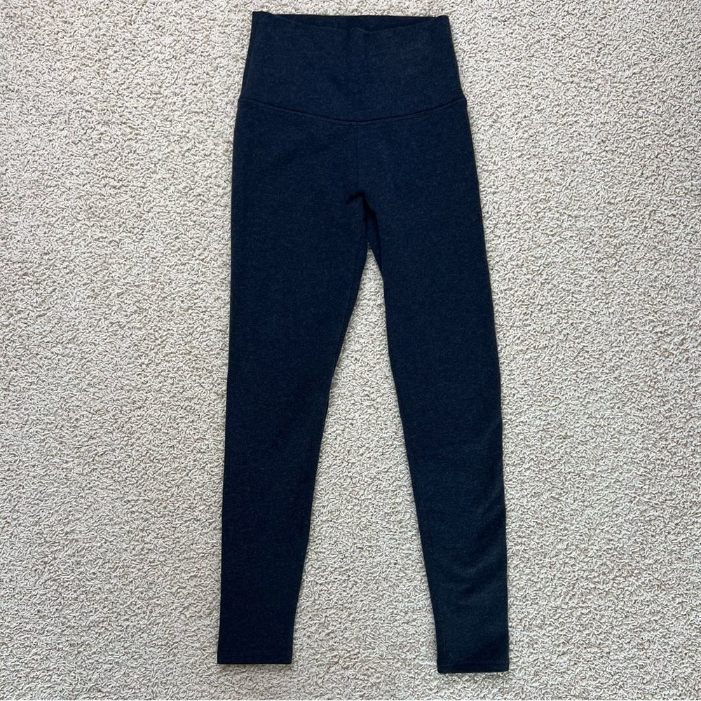 ARITZIA TALULA Atmosphere Hi Rise Leggings Ankle Charcoal Gray Size XSmall
